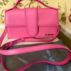 Jacquemus Pink Le Bambino leather Bag